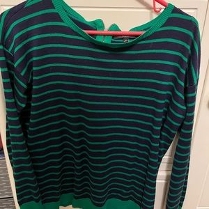 Green and blue stripped sweater